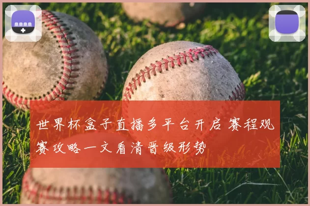 世界杯盒子直播多平台开启 赛程观赛攻略一文看清晋级形势